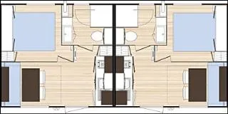 Mobil Home Sloop Duo 1 Chambre - Capacité Maxi