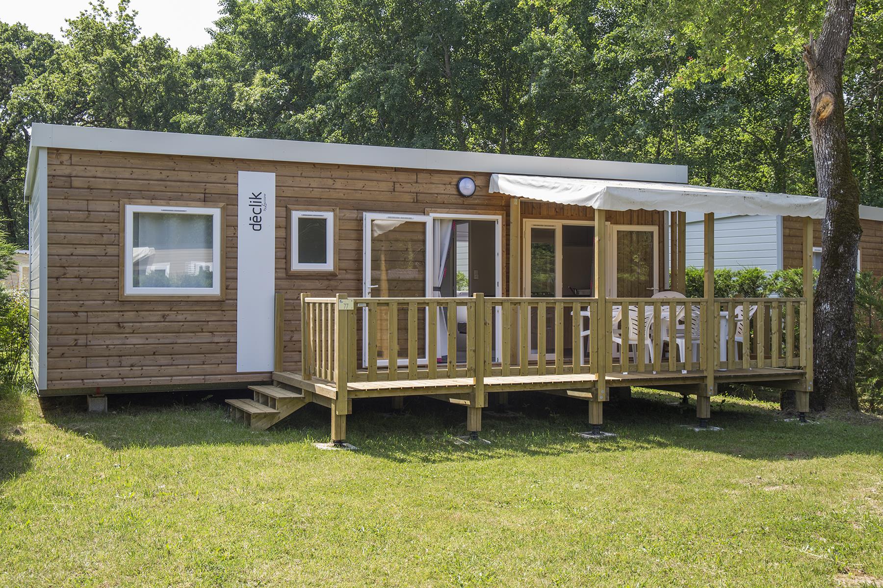 Location - Mobil-Home Goelette 3 Chambres - Capacité Maxi - Camping Les Chèvrefeuilles