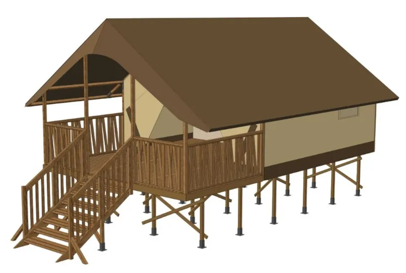 Cabane Lodge 2 Chambres  - Capacité Maxi