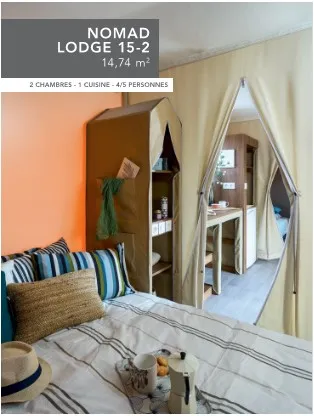 Tente Nomade Avec Bloc Sanitaire Sans Clim