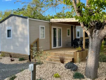 Accommodation - Mobile Home 6 People 1 Bathroom Air Conditioning 2024 - Camping La Vallée de l'Indre