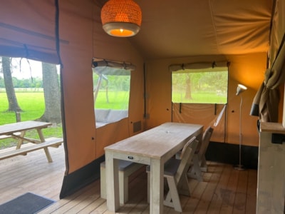 Outstanding Safari tent without sanitary facilities
