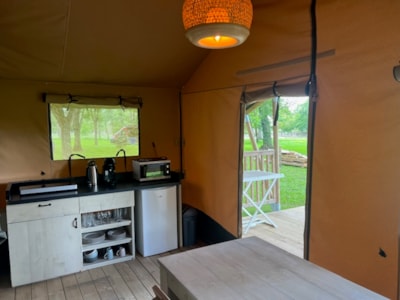 Outstanding Safari tent without sanitary facilities