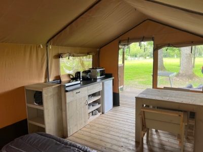 Outstanding Safari tent without sanitary facilities