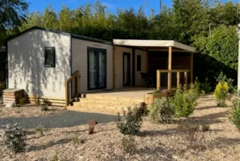 Accommodation - Premium Mobile Home "Spa" 4 Person Claim 2 Bedrooms - Camping La Vallée de l'Indre