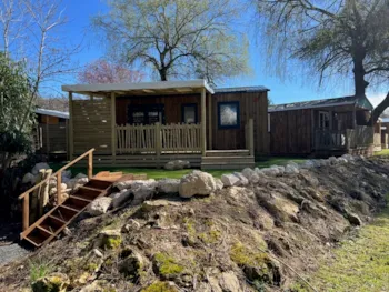 Accommodation - Cabin 4 People Air Conditioning 2025 2 Bedrooms - Camping La Vallée de l'Indre