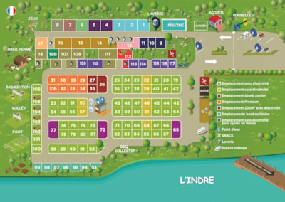 Camping La Vallée de l'Indre
