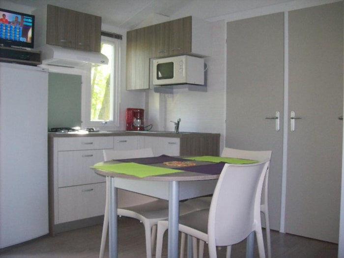 Mobil Home Ibiza 27,5M² + Terrasse Semi-Couverte (Modèle 2012)