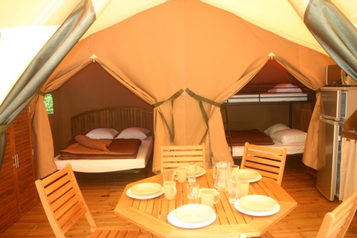 Tente Lodge 30M² Sans Sanitaires + Wifi Offerte/Séjour (Pas De Télévision) - Pas D'animaux
