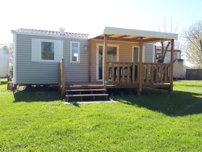 Mobile home Ibiza 27,5m² + semi-covered terrace - air conditioning optional — 3