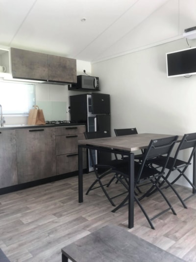 Mobile home Nirvana Duo, 33m². 2 shower rooms/semi-covered terrace - air conditioning optional — 4