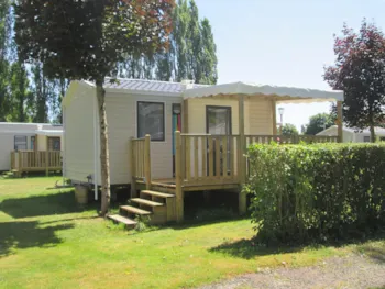 Mietunterkunft - Ibiza Solo Mobilheim 20M² + Überdachte Terrasse - Ideal Für Paare Oder Paare + Baby. - Camping Val de Boutonne