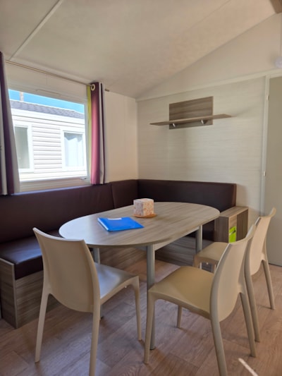 Bermuda mobile home 31m² + semi-covered terrace - air conditioning optional