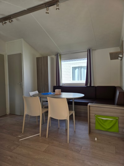 Bermuda mobile home 31m² + semi-covered terrace - air conditioning optional