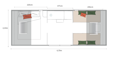 Sweet Coco - 2 bedrooms + Fridge + Terrace — 8