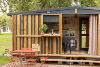 Huuraccommodatie(s) - Tiny House - 2 Slaapkamers + Terras - Camping Saintes Grandes Rives
