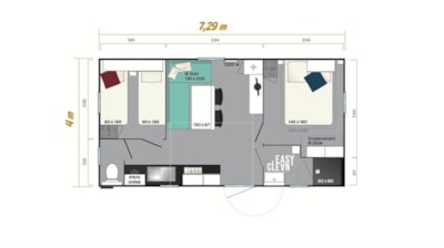 Lodge Tulipier 2 bedroom
