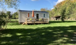 Huuraccommodatie(s) - Lodge Tulipier 2 Kamers - Camping Vert Auxois