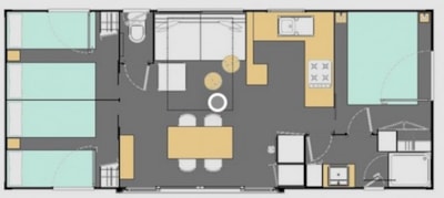 Lodge Pommier - 3 rooms