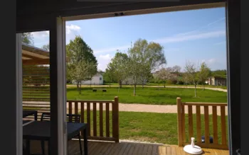 Mietunterkunft - Lodge Pommier 3 Zimmer - Camping Vert Auxois