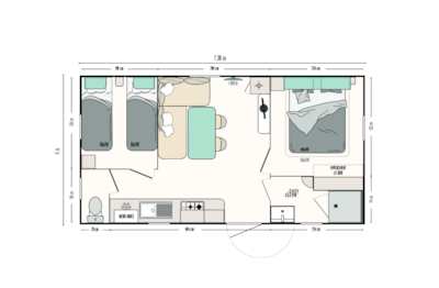 Lodge Erable - 2 rooms - 2024