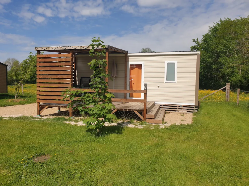 Accommodation - Lodge Erable 2 Bedrooms - 2024 - Camping Vert Auxois