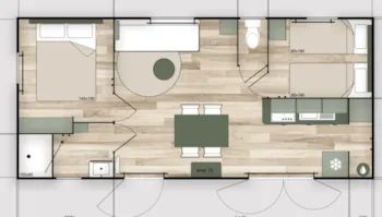 Mietunterkunft - Lodge Tilleul - Blick Auf Die Landschaft - Neu Für 2026 - Camping Vert Auxois