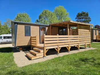 Mietunterkunft - Lodge Tilleul - Blick Auf Die Landschaft - Neuheit 2026 - Camping Vert Auxois