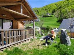 Location - Chalet En Bois 2/4 Personnes - 35M² - Camping LA RIBERE