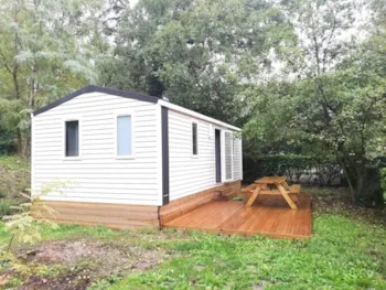 Mietunterkunft - Mobilheim Le Marius - 2 Zimmer - Klimaanlage - Camping de L'Hérein