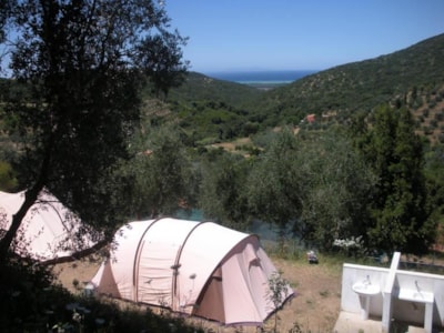 Pitch Medium: car or motorcycle + tent/caravan or camping-car + electricity — 1