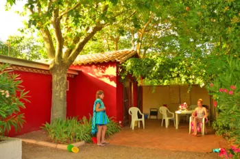 Mietunterkunft - Holiday Home Premium - 50 M² - 2 Schlafzimmer - Klimaanlage + Tv - Camping Les Rivières