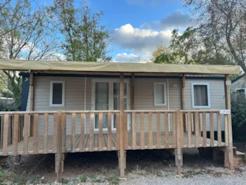 Mietunterkunft - Mobilheim Confort Plus - 31 M² - 3 Schlafzimmer - Klimaanlage + Tv - Camping Les Rivières