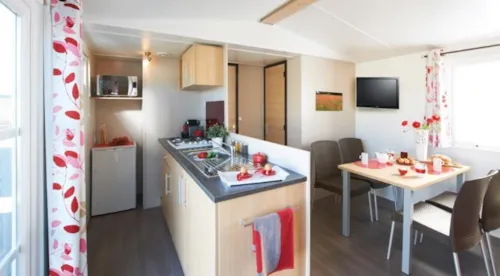 Accommodation - Mobilhome Paradise Air-Conditioned - Saturday - image n°2 - Camping Bel Air