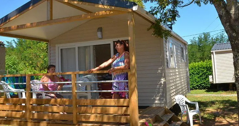 Location - Mobilhome Cocoon Climatisé Samedi - Camping Bel Air