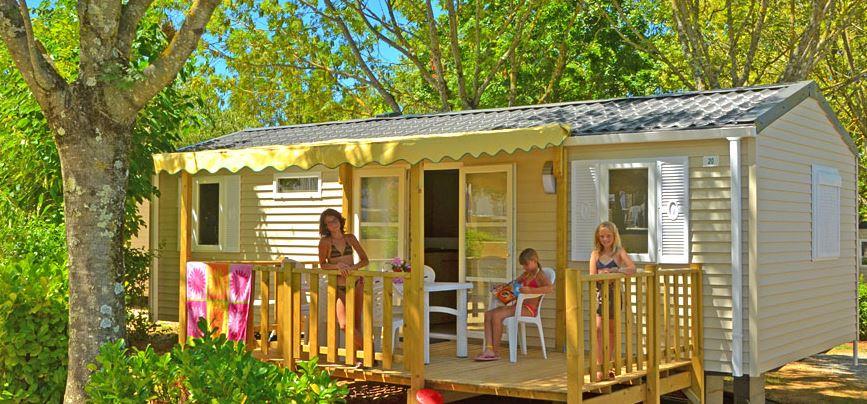 Mietunterkunft - Mobilheim Paradise - Klimaanlage - Camping Bel Air