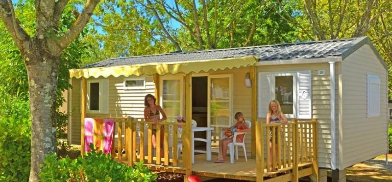 Location - Mobil Home Paradise Climatisé Dimanche - Camping Bel Air