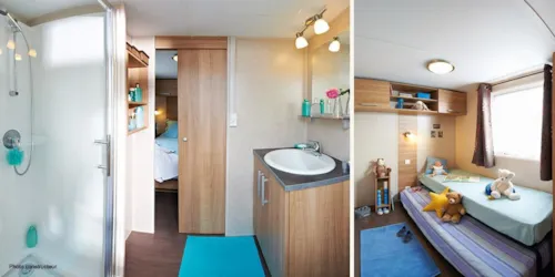 Location - Mobil Home Family Climatisé - Dimanche - image n°2 - Camping Bel Air