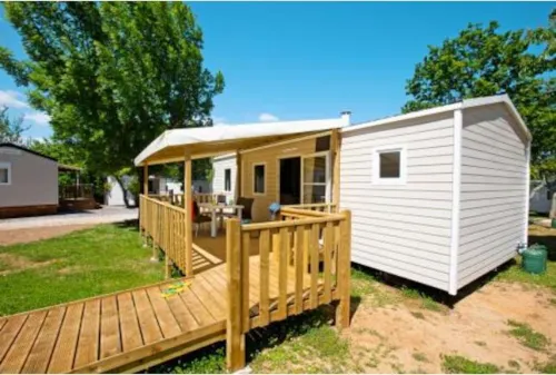 Accommodation - Mobil Home Pmr (Adapted For People With Reduced Mobility) -Samedi - image n°1 - Camping Bel Air