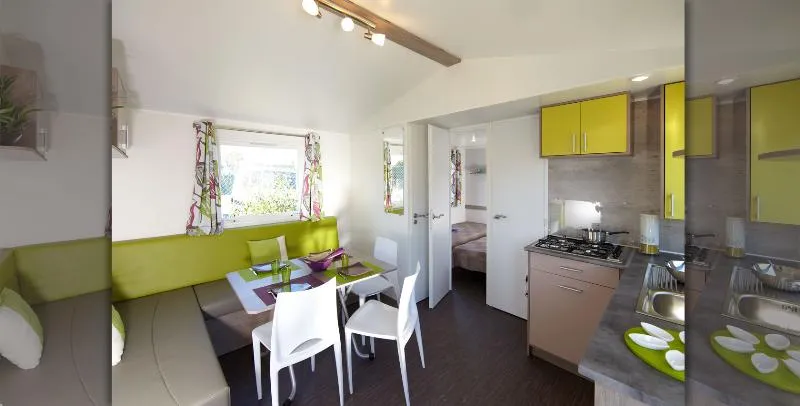 Mh 6Pers Confort+ 33M² 3 Chambres (Année 2015-2020) + Terrasse Couverte 11-15M² + Tv+Clim