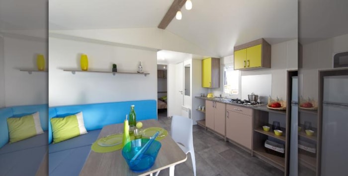 Mobil-Home Confort 26M² 2 Chambres (Année 2012) + Terrasse Couverte 7M² + Tv