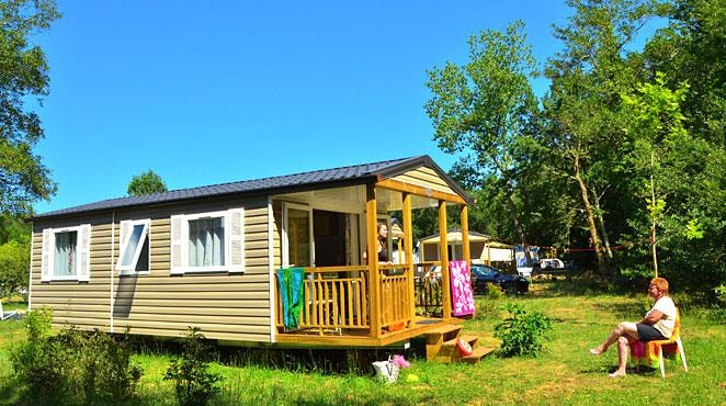 Mobil-home Standard - 26m² - 2 bedrooms (Year 2012) + covered terrace 7m² + TV