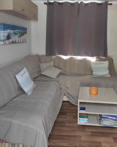 MH 4pers Confort+ - 32m² - 2 bedrooms + covered terrace 15m² + TV+air conditioning — 4