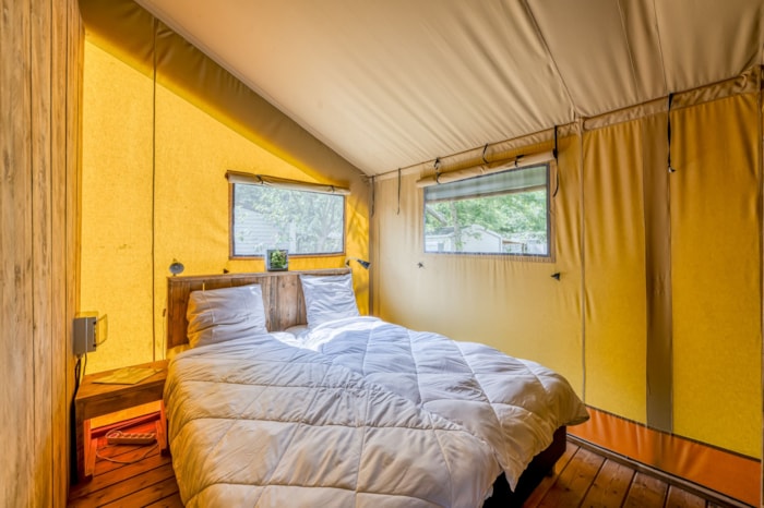 Tente Lodge Confort (2 Chambres) + Terrasse Couverte