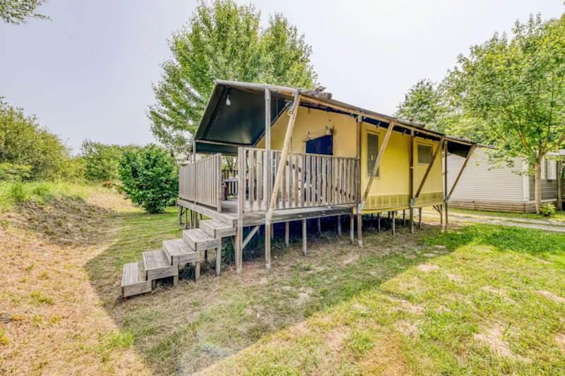 Tente Lodge Confort (2 Chambres) + Terrasse Couverte