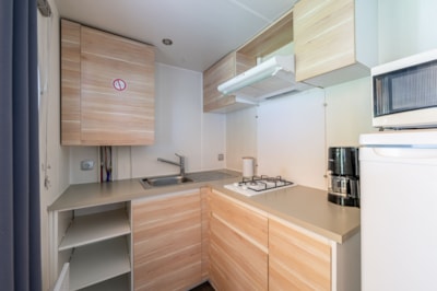 Mobil-home Confort20m² 1 bedroom + covered terrace 10m² + TV — 5