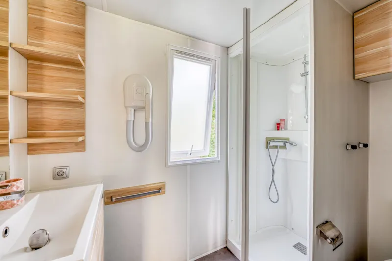 Mobil-Home Confort 20M² 1 Chambre + Terrasse Couverte 10M² + Tv