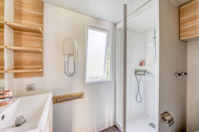 Mobil-home Confort20m² 1 bedroom + covered terrace 10m² + TV — 7