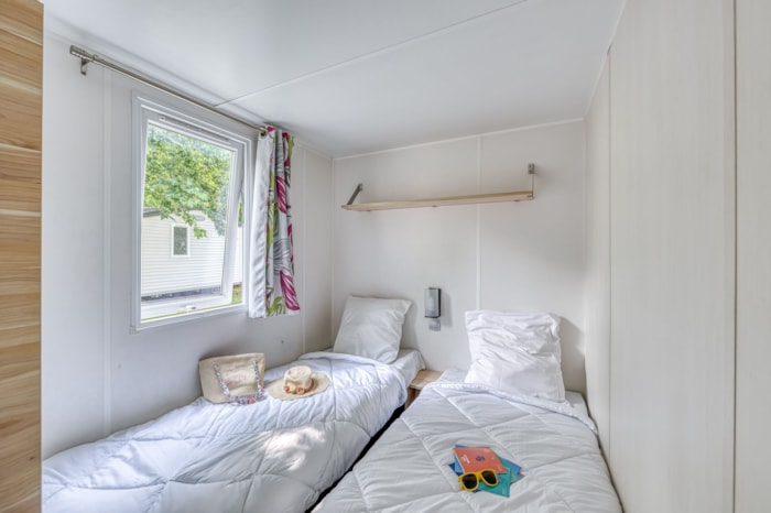 Mobil-Home Confort 33M² 3 Chambres (Année 2012/2014) + Terrasse Couverte 11-15M² + Tv