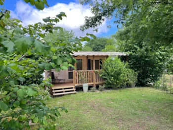Location - Mh 4Pers  Confort+ 32M² 2 Chambres + Terrasse Couverte 15M² + Tv+Clim - Camping La Clairière